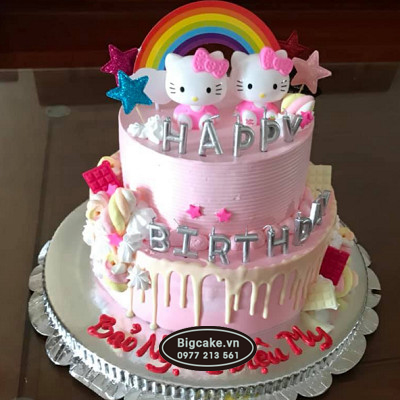 30 Mẫu bánh sinh nhật Hello Kitty đẹp, độc lạ nhất